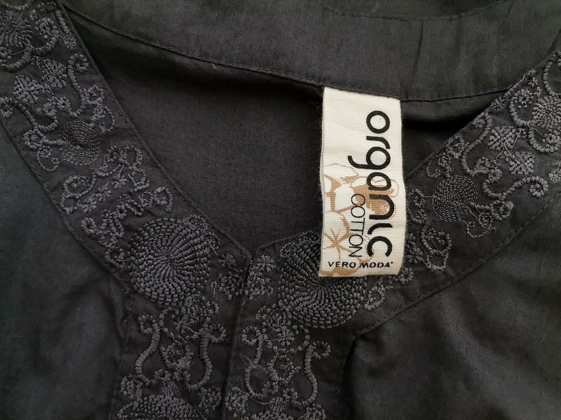 Vero moda Rozmiar M Kolor Szary Okrągły dekolt Tunika Bluzka Rękaw 3/4 Materiał Organiczna Bawełna 100% Vero moda Rozmiar M Kolor Szary Okrągły dekolt Tunika Bluzka Rękaw 3/4 Materiał Organiczna Bawełna 100%