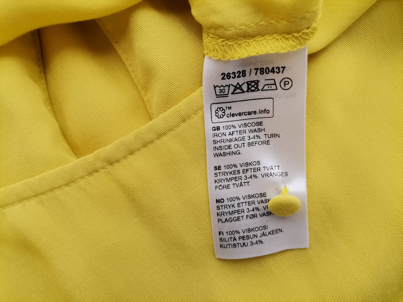 IMG_20210831_121511.jpg Kappahl Rozmiar 42 Kolor Żółty Okrągły dekolt Bluzka Rękaw 3/4 Materiał Wiskoza 100%