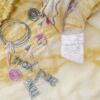 Paradis London Rozmiar S Kolor Żółty Keyhole Crew Neck Bluzka Krótki rękaw Materiał Bawełna 100%