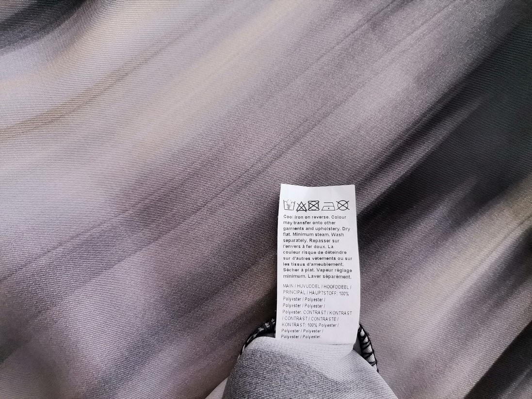 River island Rozmiar 12 (38) Kolor Szary W serek Bluzka Krótki rękaw