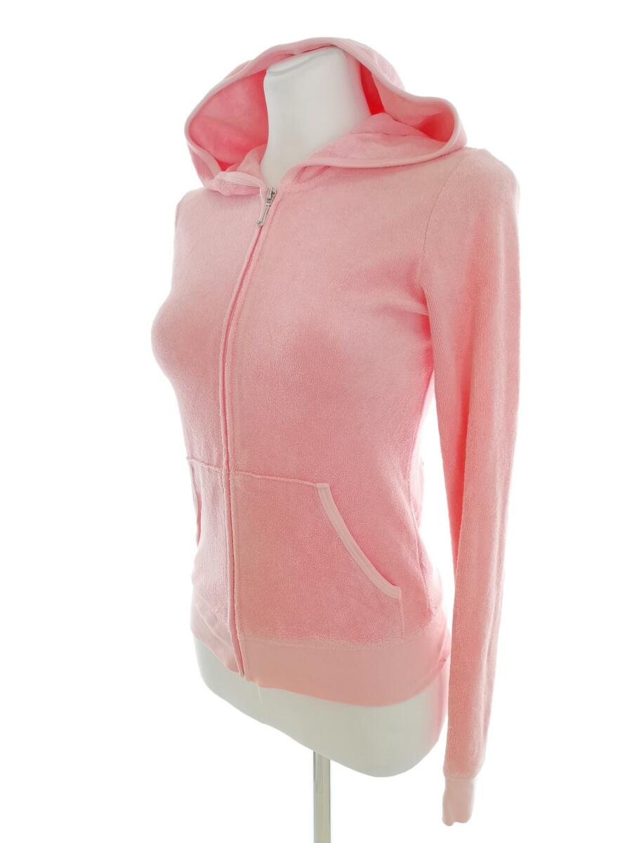 Juicy couture Rozmiar P (S) Kolor Różowy Bluza na suwak Długi rękaw Materiał Bawełna Juicy couture Rozmiar P (S) Kolor Różowy Bluza na suwak Długi rękaw Materiał Bawełna