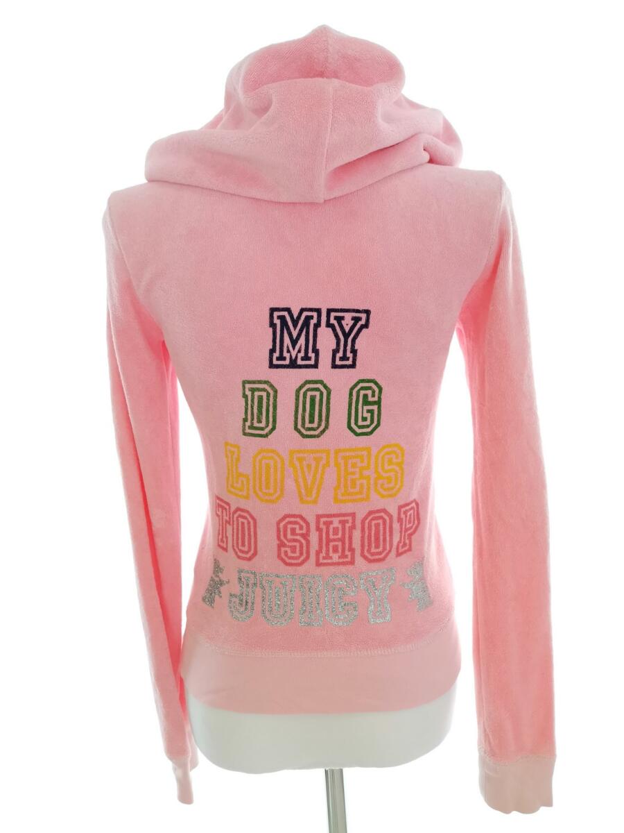 Juicy couture Rozmiar P (S) Kolor Różowy Bluza na suwak Długi rękaw Materiał Bawełna Juicy couture Rozmiar P (S) Kolor Różowy Bluza na suwak Długi rękaw Materiał Bawełna