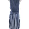 BROADWAY NYC FASHION Rozmiar S (36) Kolor Niebieski W serek Sukienka Sheath Bezrękawnik Midi Materiał Bawełna 100%