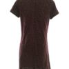 Laura ashley Rozmiar 10 (36) Kolor Purpurowy Panterka Golf Sukienka Sweterkowa Krótki rękaw Do Kolan Materiał Akryl