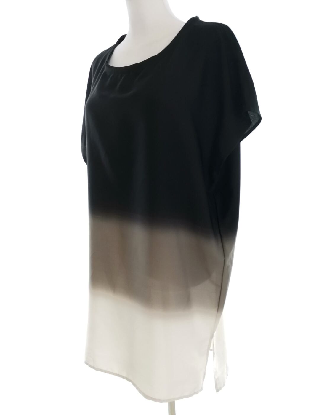 Vero moda Rozmiar M Kolor Czarny Okrągły dekolt Tunika Bluzka Krótki rękaw Vero moda Rozmiar M Kolor Czarny Okrągły dekolt Tunika Bluzka Krótki rękaw