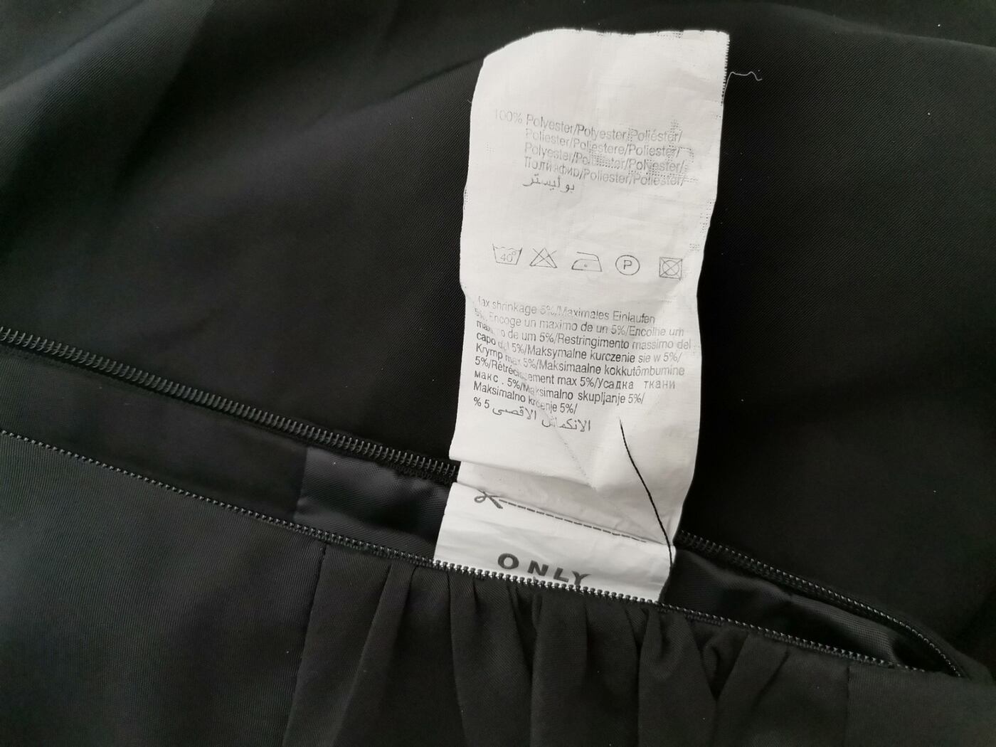 Only Rozmiar S Kolor Czarny Dekolt Serce Sukienka A-Line Bezrękawnik Do Kolan Only Rozmiar S Kolor Czarny Dekolt Serce Sukienka A-Line Bezrękawnik Do Kolan