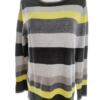 Gerry weber Rozmiar 38/40 Kolor Szary Pasy Crew Neck Bluzka z dzianiny Długi rękaw