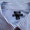 Gap Rozmiar 16/16,5 (L) Kolor Niebieski Pasy Kołnierz Męska Koszula Casual Długi rękaw Materiał Bawełna 100%