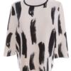 Vero moda Rozmiar M Kolor Kremowy Crew Neck Bluzka Rękaw 3/4