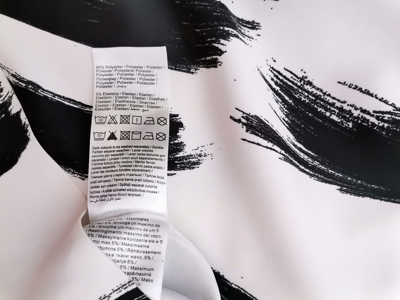 Vero moda Rozmiar M Kolor Kremowy Crew Neck Bluzka Rękaw 3/4
