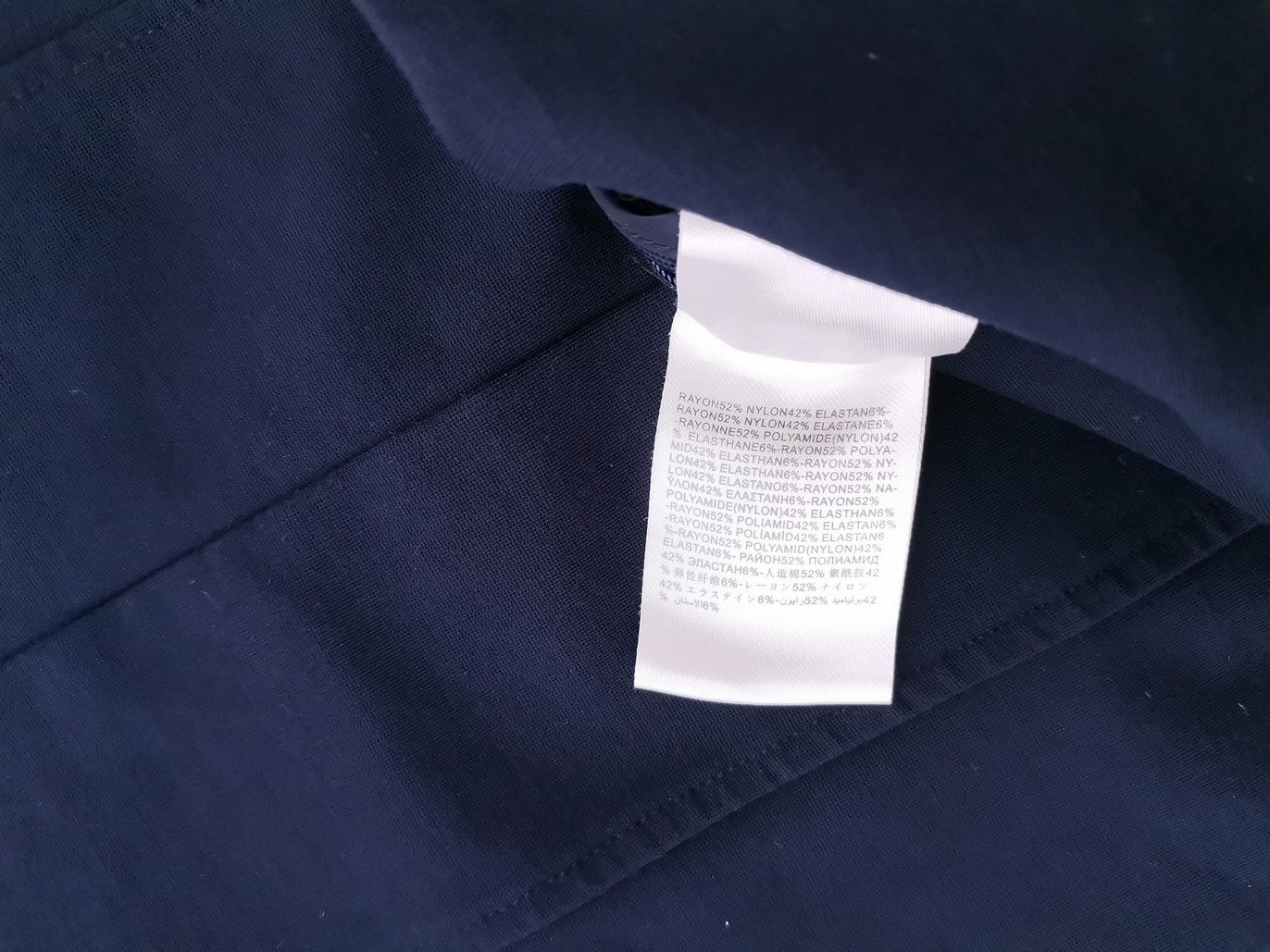 IMG_20210909_120630.jpg Silvian Heach Rozmiar L Kolor Granatowy Spódnica Prosta i Ołówkowa Midi Materiał Rayon