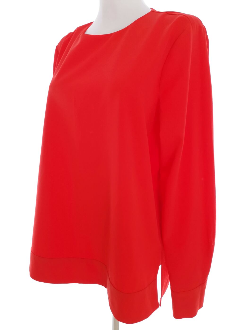 Warehouse Rozmiar 16 (42) Kolor Pomarańczowy Crew Neck Bluzka Długi rękaw
