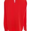 Warehouse Rozmiar 16 (42) Kolor Pomarańczowy Crew Neck Bluzka Długi rękaw