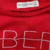 ABERCROMBIE & FITCH Rozmiar XS Kolor Czerwony Okrągły dekolt T-Shirt Krótki rękaw Materiał Bawełna