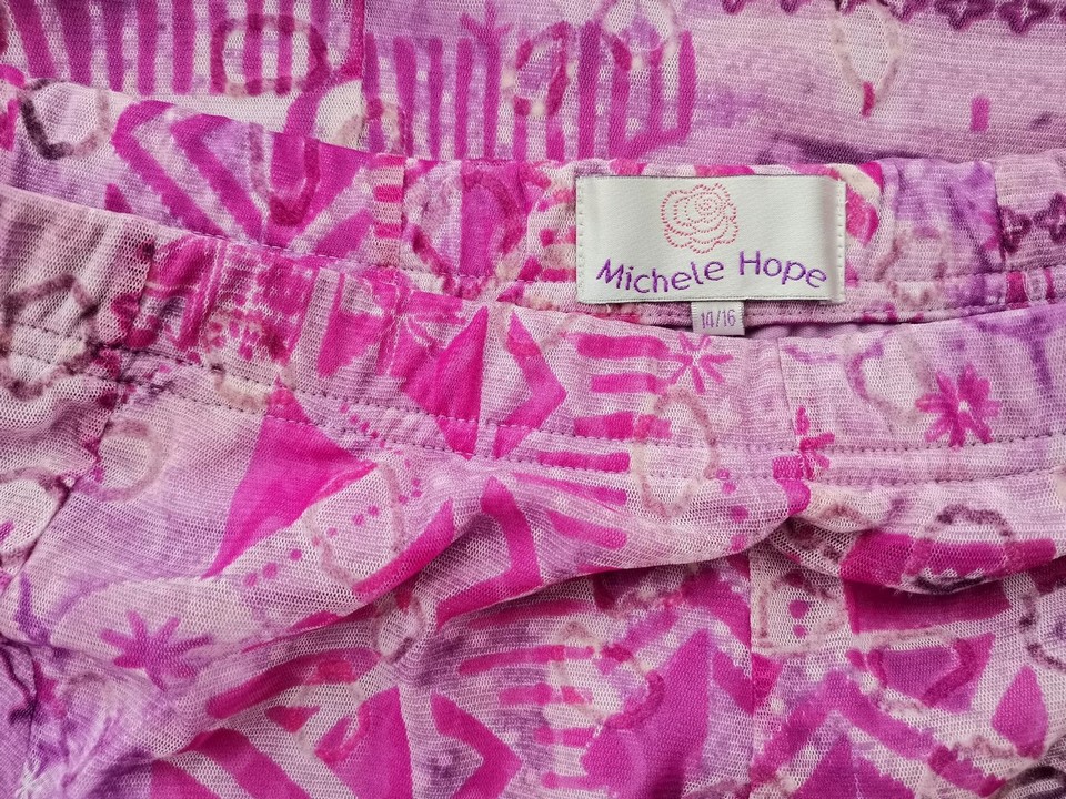 Michele Hope Rozmiar 14/16 (42/44) Kolor Fioletowy Spódnica Maxi Długa