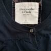 ABERCROMBIE & FITCH Rozmiar XS Kolor Granatowy Crew Neck Bluzka Zapinana Długi rękaw Materiał Bawełna