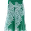 Monsoon Rozmiar 38 Kolor Zielony A-Line Spódnica Midi Materiał Bawełna 100%