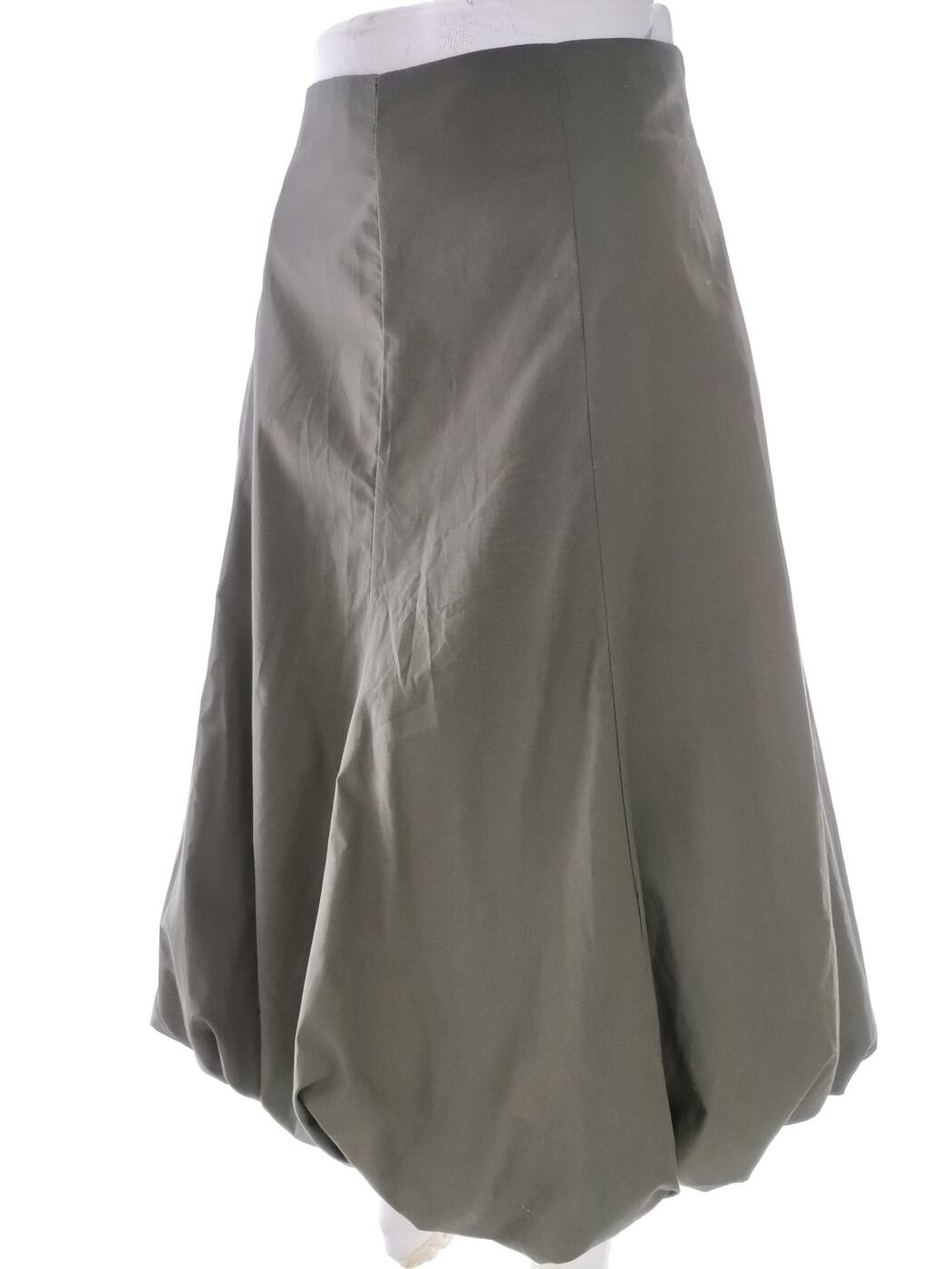 IMG_20210914_112502.jpg Closet Rozmiar 10 (38) Kolor Khaki A-Line Spódnica Midi Materiał Bawełna 100%