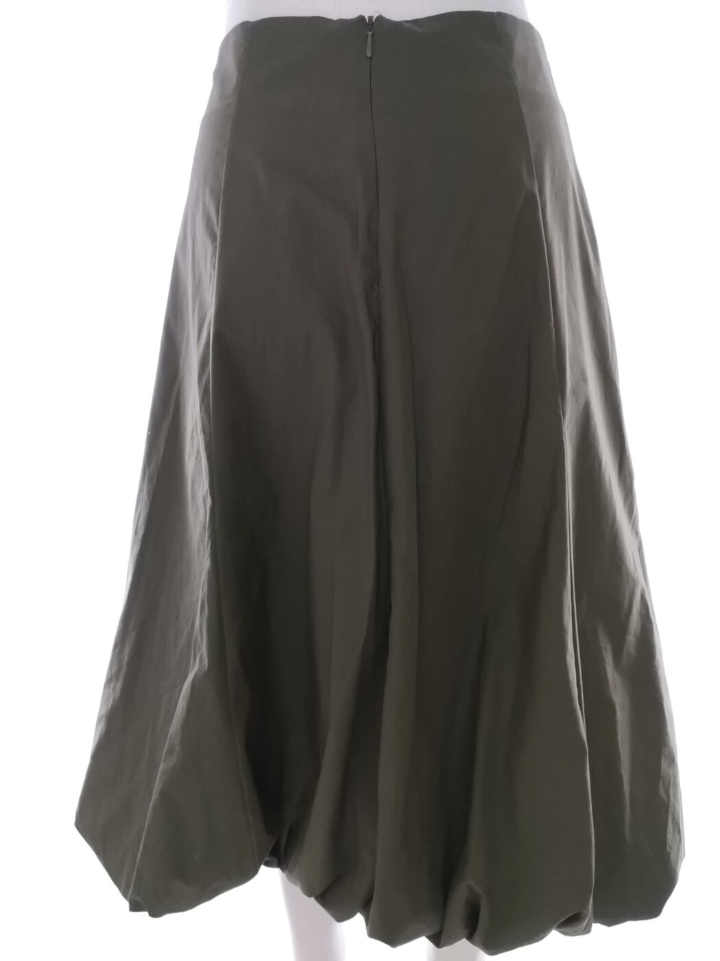 IMG_20210914_112516.jpg Closet Rozmiar 10 (38) Kolor Khaki A-Line Spódnica Midi Materiał Bawełna 100%