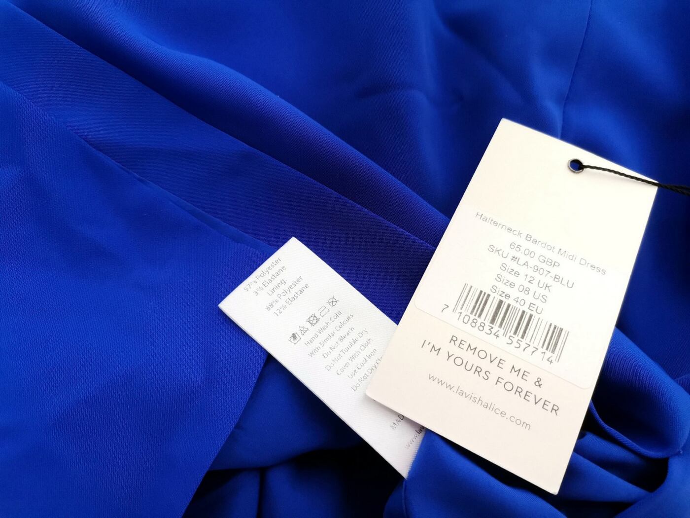 Lavish Alice Rozmiar 12 (40) Kolor Niebieski Okrągły dekolt Suknia Balowa Sukienka Wieczorowa Bezrękawnik Midi Lavish Alice Rozmiar 12 (40) Kolor Niebieski Okrągły dekolt Suknia Balowa Sukienka Wieczorowa Bezrękawnik Midi