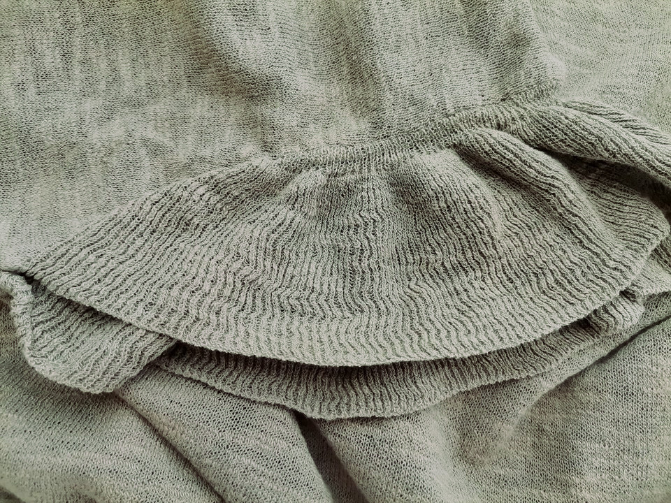 IMG_20210917_134540.jpg Vintage Rozmiar 50/52 Kolor Khaki W łódkę Bluzka Krótki rękaw