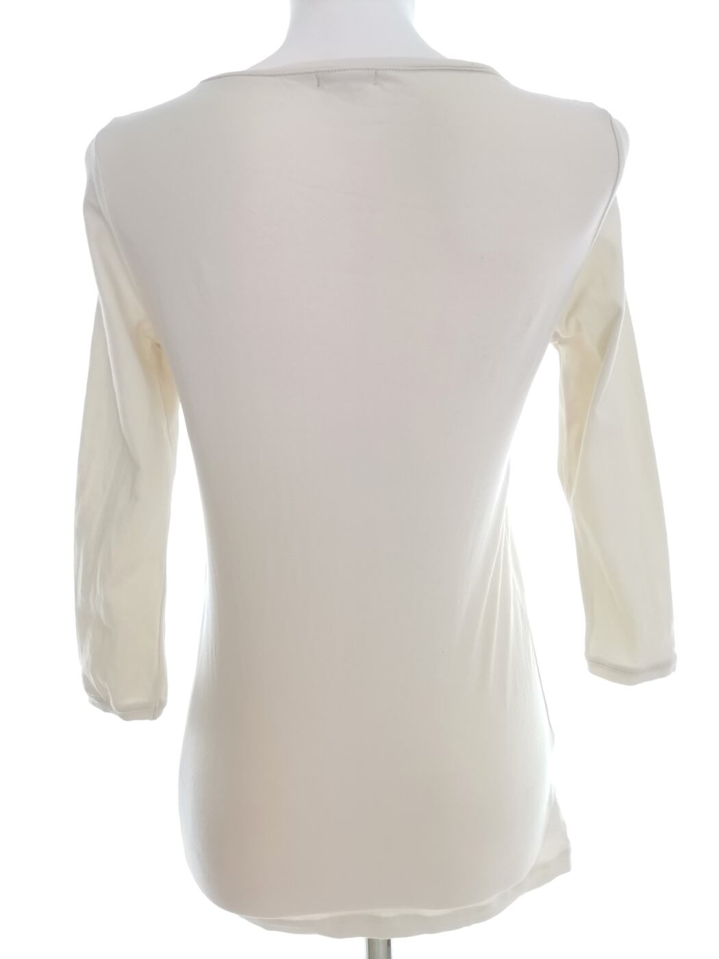 IMG_20210917_134631.jpg Massimo dutti Rozmiar 32 (M) Kolor Kremowy W serek Bluzka Rękaw 3/4 Materiał Bawełna