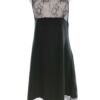 Twin set Simona Barbieri Rozmiar S Kolor Czarny Crew Neck Sukienka A-Line Bezrękawnik Do Kolan Materiał Bawełna