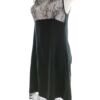 Twin set Simona Barbieri Rozmiar S Kolor Czarny Crew Neck Sukienka A-Line Bezrękawnik Do Kolan Materiał Bawełna