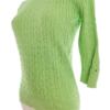 Tommy hilfiger Rozmiar XS Kolor Zielony Crew Neck Sweter Rękaw 3/4 Materiał Bawełna 100% Dzianina kablowa