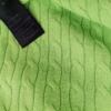 Tommy hilfiger Rozmiar XS Kolor Zielony Crew Neck Sweter Rękaw 3/4 Materiał Bawełna 100% Dzianina kablowa