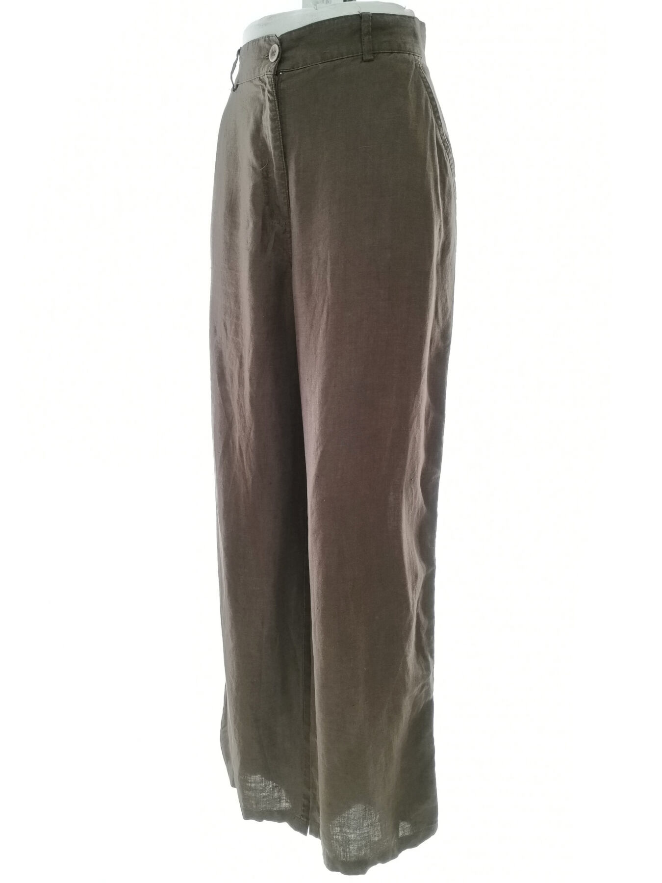 IMG_20210922_115412.jpg ARMANI JEANS Rozmiar 42 Kolor Brązowy Spodnie Casual Materiał Len 100%