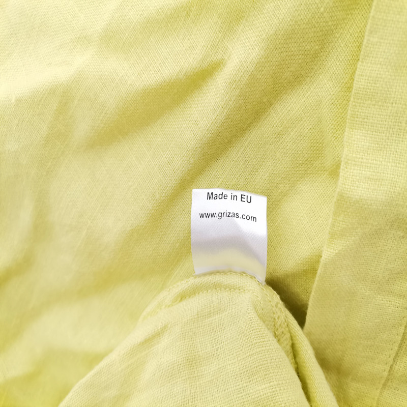 Grizas Rozmiar 50/52 Kolor Limonkowa Zieleń Okrągły dekolt Sukienka Prostokątna Rękaw 3/4 Midi Materiał Len 100% Grizas Rozmiar 50/52 Kolor Limonkowa Zieleń Okrągły dekolt Sukienka Prostokątna Rękaw 3/4 Midi Materiał Len 100%