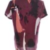 Vero moda Rozmiar S Kolor Purpurowy Crew Neck Bluzka Krótki rękaw