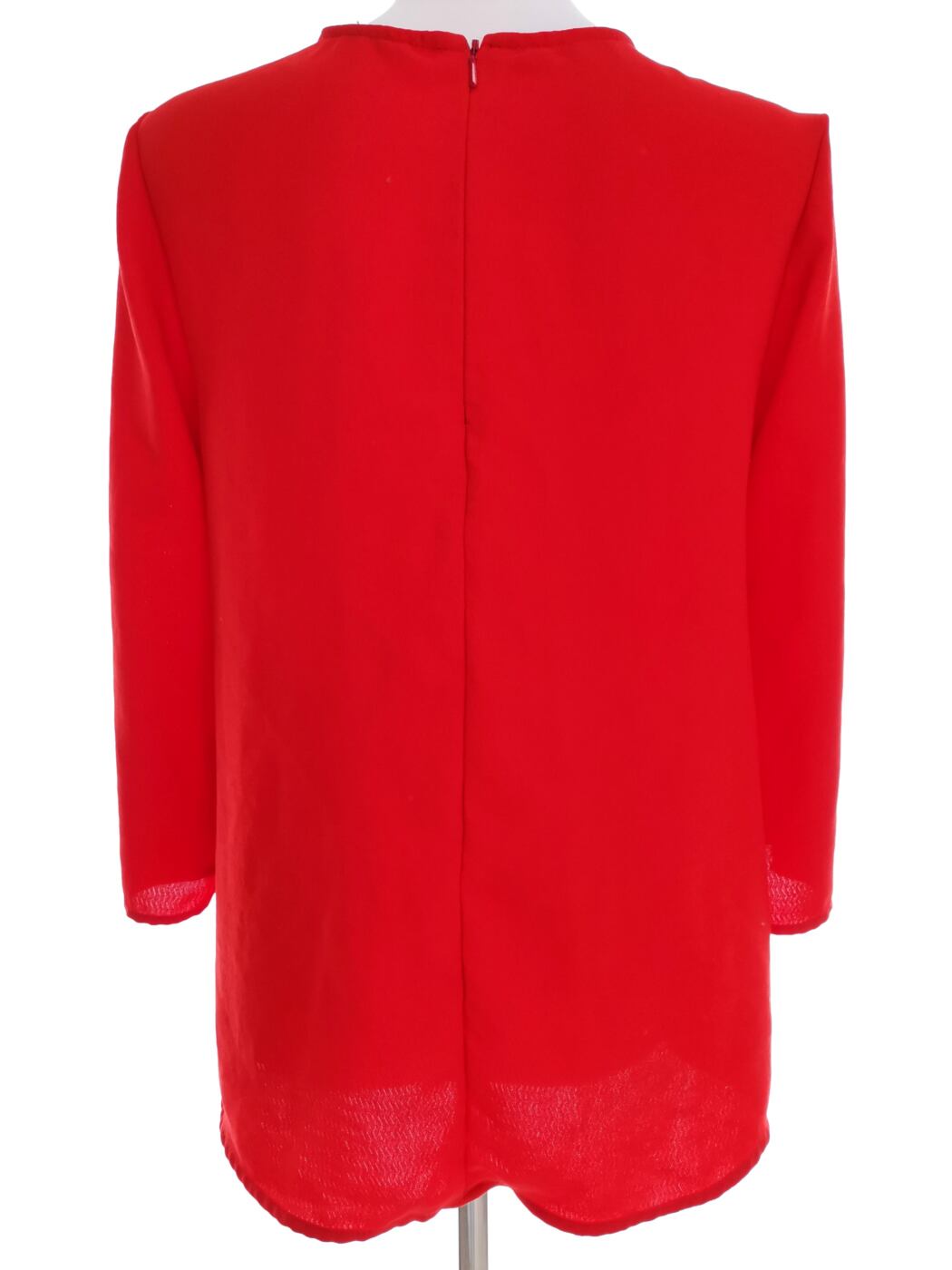 IMG_20210923_143847.jpg Topshop Rozmiar 8 (36) Kolor Czerwony Crew Neck Bluzka Rękaw 3/4