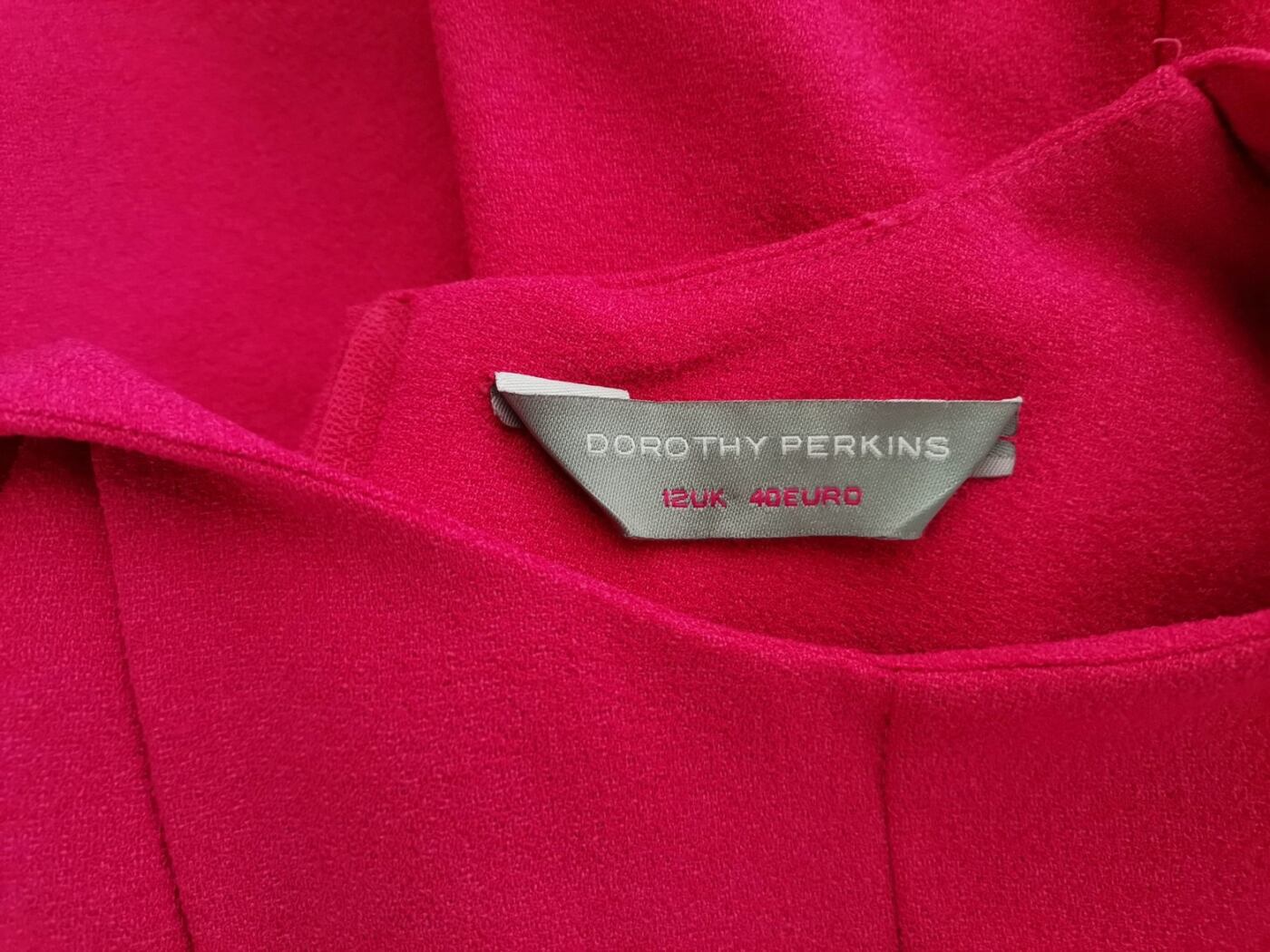 Dorothy perkins Rozmiar 12 (40) Kolor Różowy Okrągły dekolt Sukienka Sheath Bezrękawnik Do Kolan Dorothy perkins Rozmiar 12 (40) Kolor Różowy Okrągły dekolt Sukienka Sheath Bezrękawnik Do Kolan