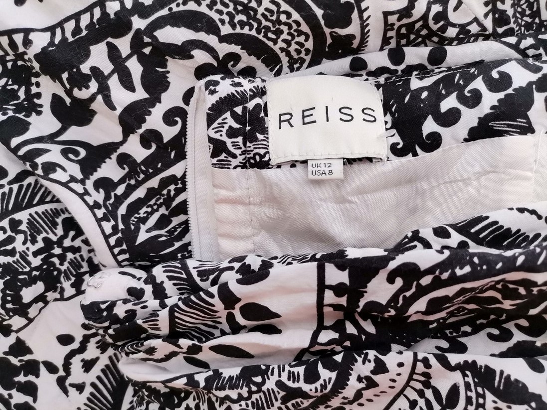 Reiss Rozmiar 12 (40) Kolor Biały Dekolt Serce Sukienka Bodycon Bezrękawnik Krótka Materiał Wiskoza 100% Reiss Rozmiar 12 (40) Kolor Biały Dekolt Serce Sukienka Bodycon Bezrękawnik Krótka Materiał Wiskoza 100%