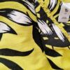 Tu Rozmiar 12 (40) Kolor Żółty W serek Sukienka Prostokątna Bezrękawnik Midi Materiał Len