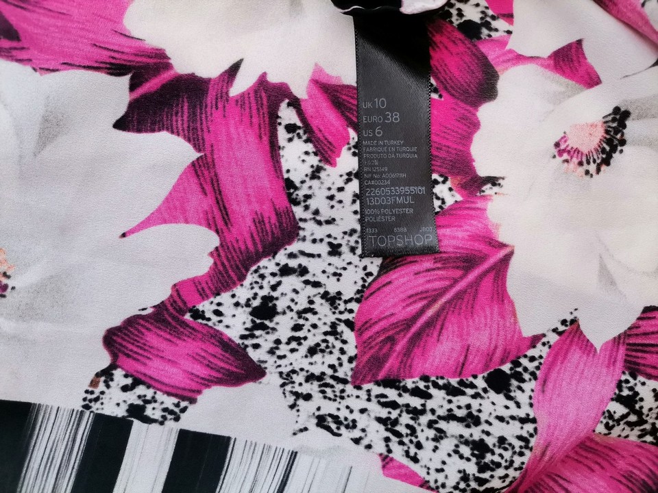 IMG_20210927_114006.jpg Topshop Rozmiar 10 (38) Kolor Czarny Okrągły dekolt Bluzka Bezrękawnik