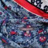 Laura ashley Rozmiar 14 (40) Kolor Niebieski Kołnierz Sukienka Sheath Bezrękawnik Materiał Wiskoza