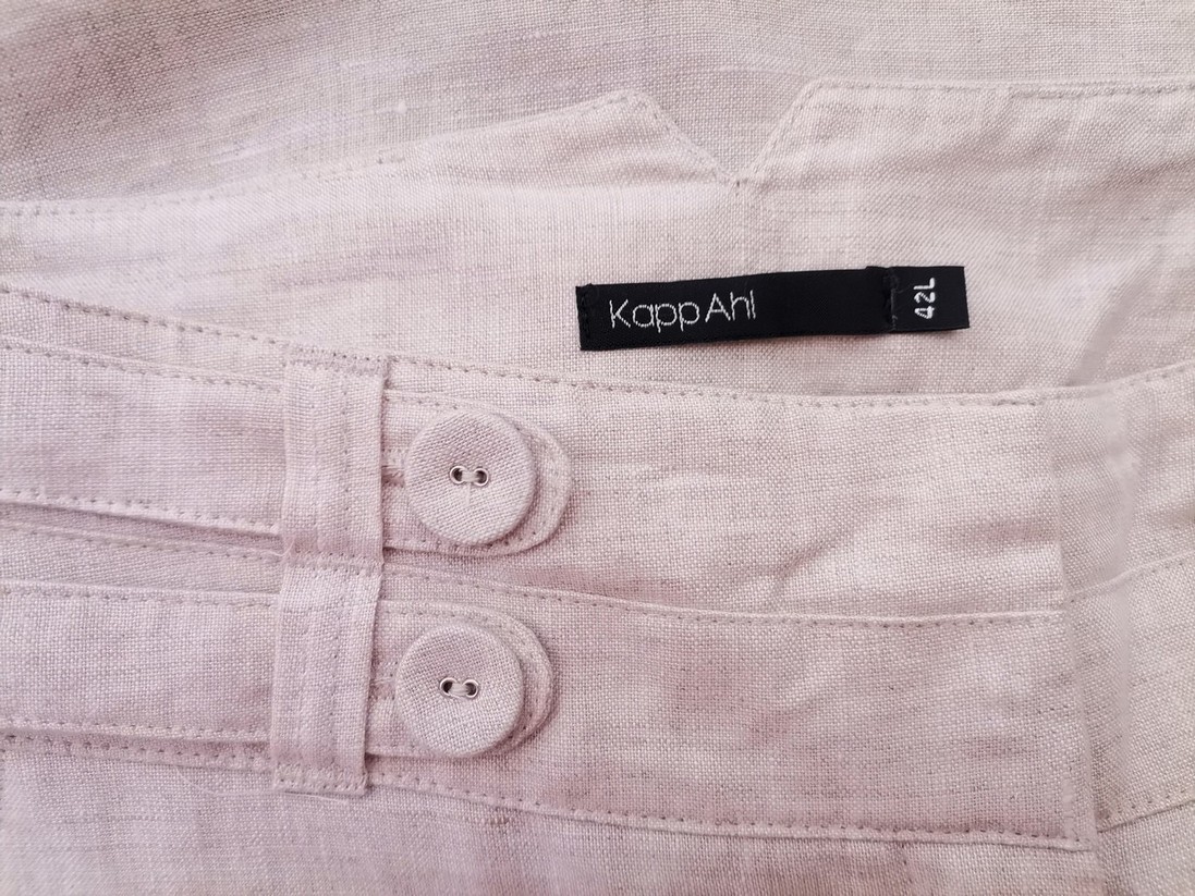 IMG_20210928_125420.jpg Kappahl Rozmiar 42 Kolor Kremowy Spodnie Eleganckie Materiał Len 100%