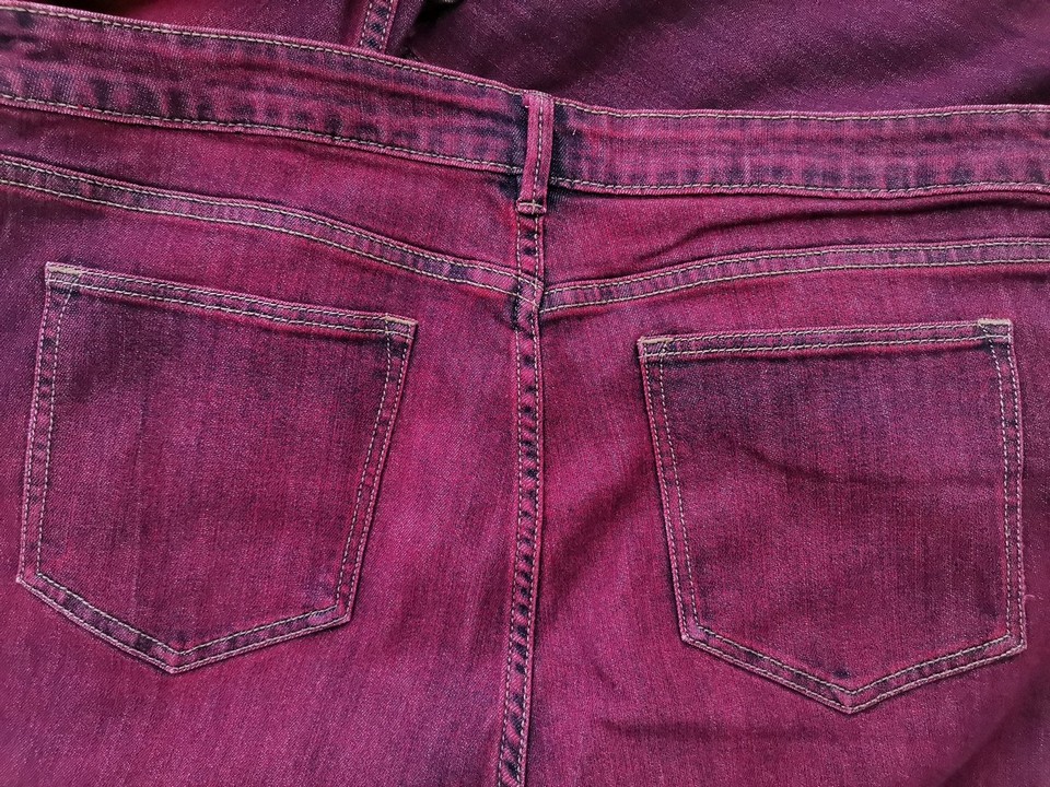 IMG_20210928_125710.jpg Vintage Rozmiar 46/48 Kolor Fioletowy Spodnie Jeansy