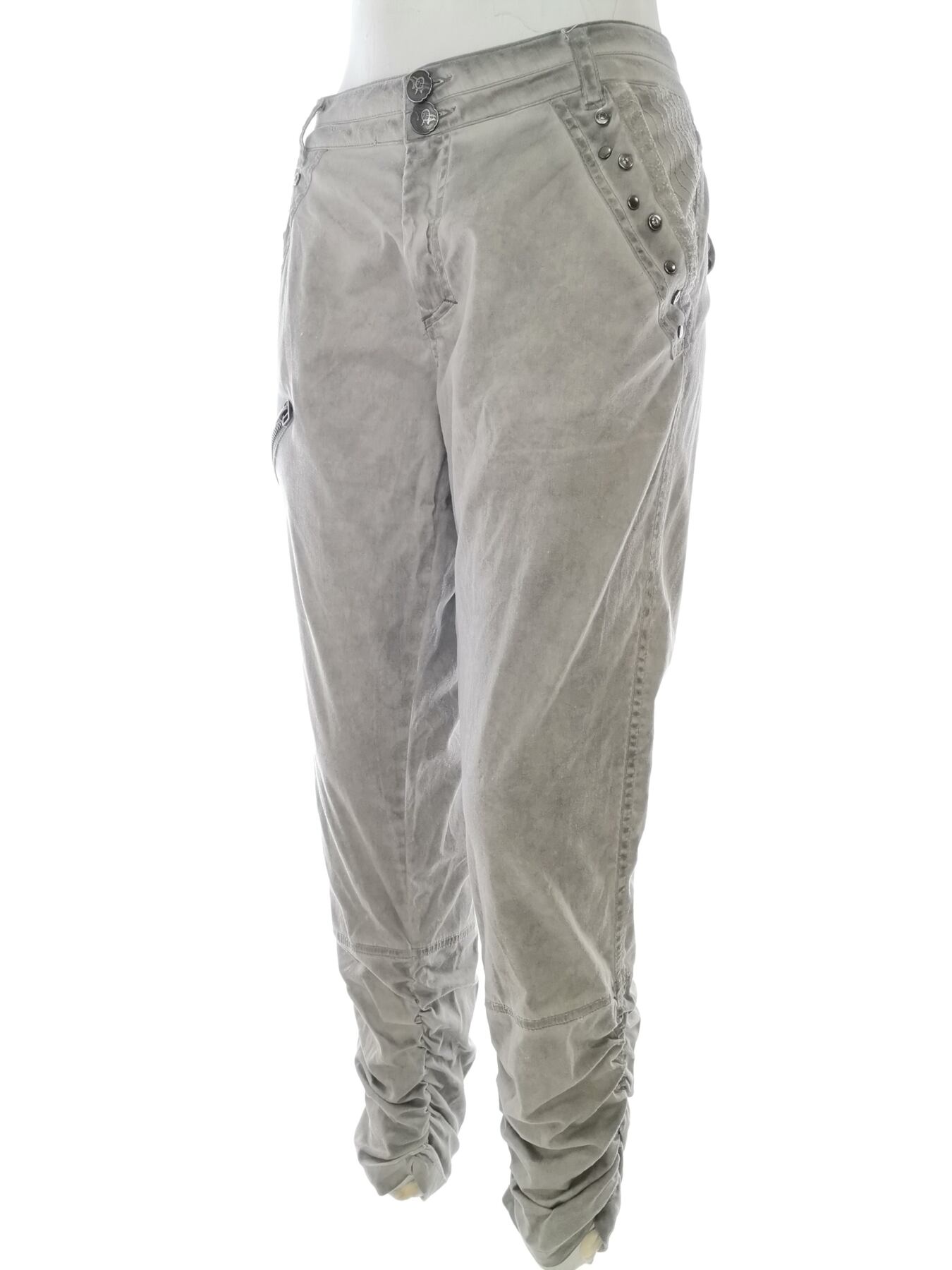 IMG_20210929_142302.jpg Cream Rozmiar 42 Kolor Szary Spodnie Casual Materiał Bawełna