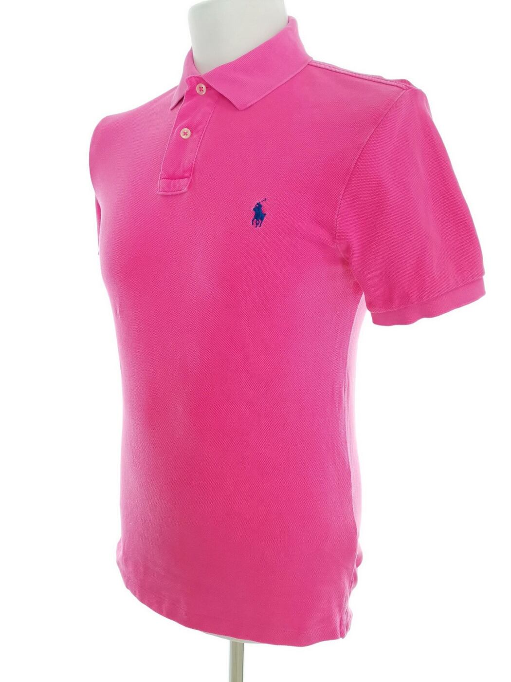 IMG_20210930_103958.jpg Polo Ralph Lauren Rozmiar M Kolor Różowy Kołnierz Męska Koszula Polo Krótki rękaw Materiał Bawełna 100%
