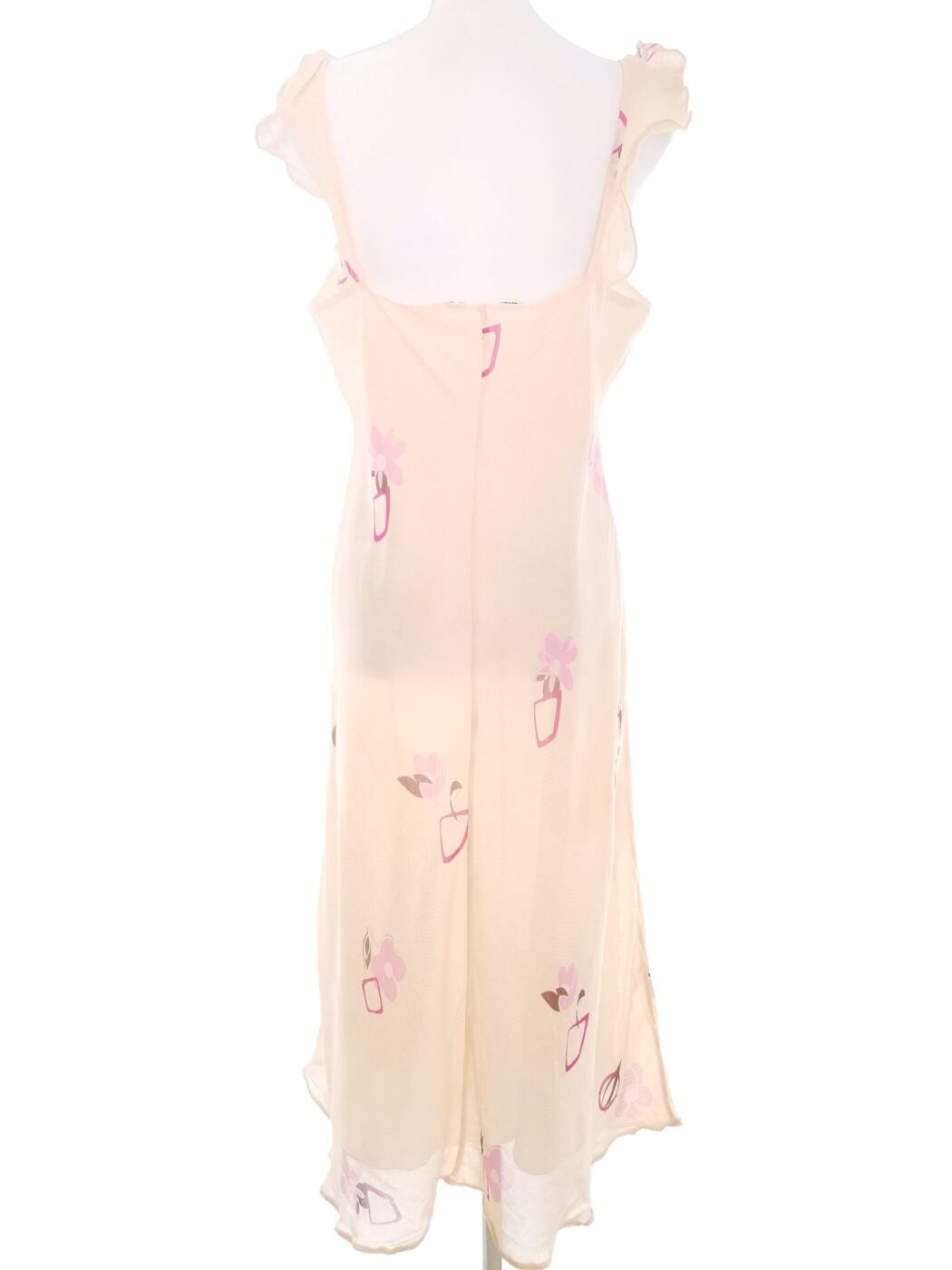 Dorothy perkins Rozmiar 14 (42) Kolor Kremowy Grochy Odkryte Ramiona Sukienka Maxi Bezrękawnik Długa Materiał Wiskoza 100% Dorothy perkins Rozmiar 14 (42) Kolor Kremowy Grochy Odkryte Ramiona Sukienka Maxi Bezrękawnik Długa Materiał Wiskoza 100%