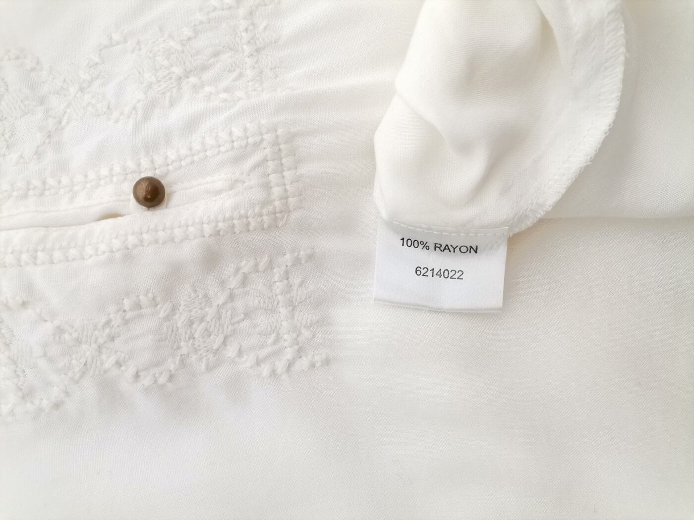 Isolde Rozmiar L Kolor Kremowy Dekolt U Tunika Bluzka Rękaw 3/4 Materiał Rayon 100% Isolde Rozmiar L Kolor Kremowy Dekolt U Tunika Bluzka Rękaw 3/4 Materiał Rayon 100%