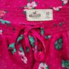 Hollister Rozmiar XS Kolor Fuksja Keyhole Crew Neck Bluzka Krótki rękaw