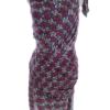 Olivia Rubin London Rozmiar 6 (34) Kolor Czarny Drapowany dekolt Sukienka A-Line Bezrękawnik Do Kolan Materiał Rayon 100%