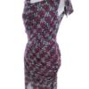 Olivia Rubin London Rozmiar 6 (34) Kolor Czarny Drapowany dekolt Sukienka A-Line Bezrękawnik Do Kolan Materiał Rayon 100%