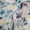 M&Co Rozmiar 28 (56) Kolor Niebieski Split Crew Neck Tunika Zapinana Bluzka Długi rękaw Materiał Bawełna 100%