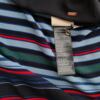 Tommy hilfiger Rozmiar M Kolor Granatowy Pasy W łódkę Sukienka Prostokątna Krótki rękaw Do Kolan